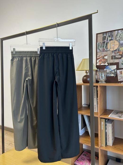 清仓库不退换 LULU露露前侧压褶宽松两色阔腿裤 商品图2