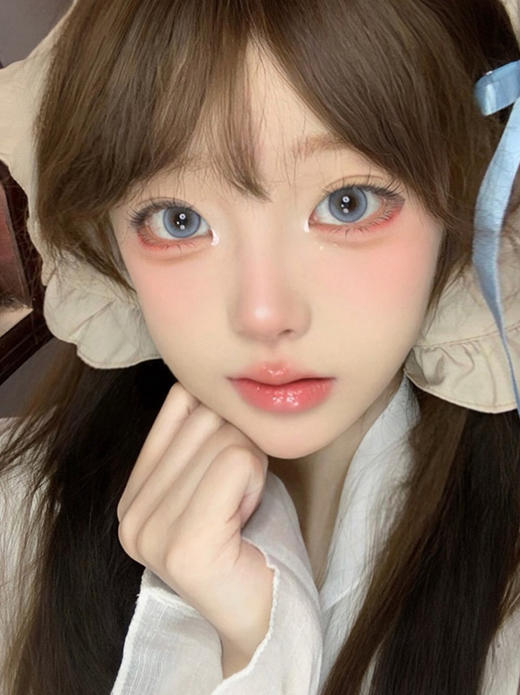 Ocean girl 旗下 · O-26无花果& O-27棉花糖｜14.2mm白狮参考着色中大直径 日抛 商品图12