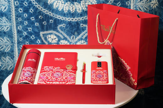 深山集市·国潮精装五件套商务办公礼盒 商品图0