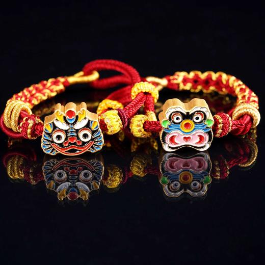 深山集市泥哨手链手工编织国潮时尚饰品 商品图3