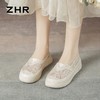 ZHR则则厚底渔夫鞋女2024夏季新款网纱透气女鞋一脚蹬软底单鞋女 商品缩略图9