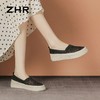 ZHR则则厚底渔夫鞋女2024夏季新款网纱透气女鞋一脚蹬软底单鞋女 商品缩略图5