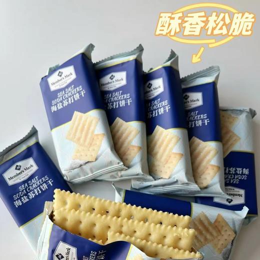 减脂期间的神 山姆海盐苏打饼干独立包装咸味无糖孕妇健身休闲零食1小袋 商品图1