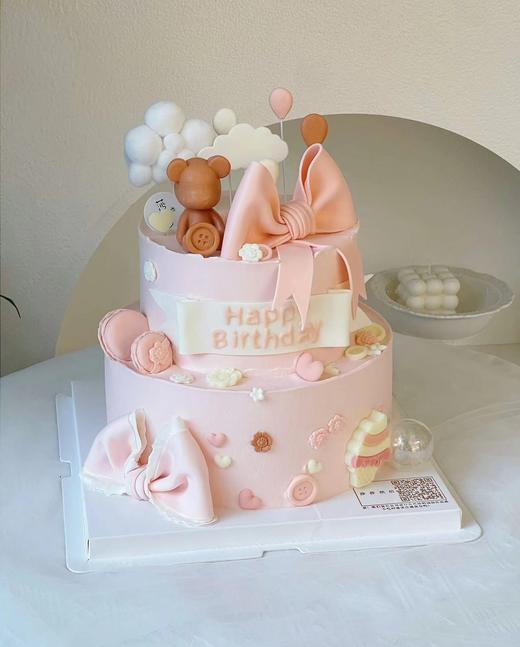 小熊蝴蝶结双层（提前48小时预订） 商品图0