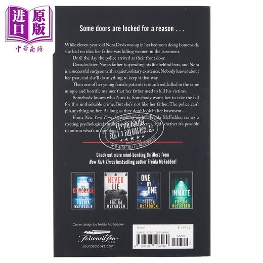 【中商原版】紧闭的房门 纽约时报畅销书 Locked Door 英文原版 Freida McFadden 国际流行小说 惊悚小说 商品图2
