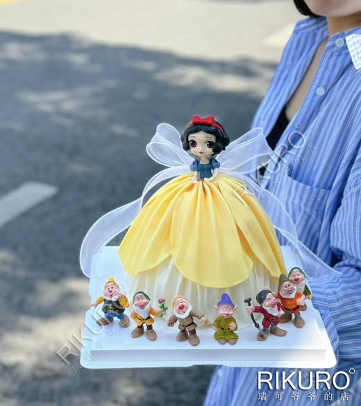 白雪公主&7个小矮人 | 翻糖鲜果蛋糕 商品图2