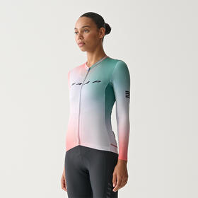 MAAP 女士 Blurred Out Pro Hex LS Jersey 翠岚色 长袖骑行服