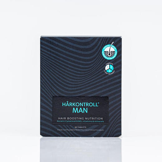 【航免仓】特洛尔男士头发营养片60片/盒 商品图0
