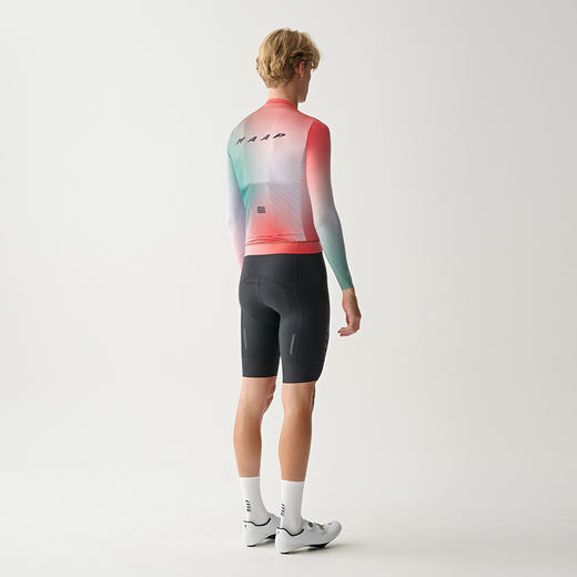 MAAP 男士 Blurred Out Pro Hex LS Jersey 翠岚色 长袖骑行服 商品图2