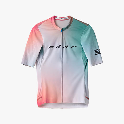 MAAP 女士 Blurred Out Pro Hex Jersey 翠岚色 短袖骑行服 商品图1