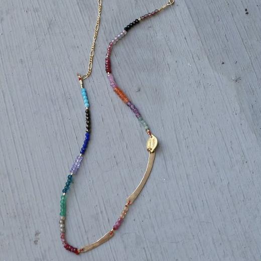 SpoiledBrat Jewelry彩虹双一项链 商品图0