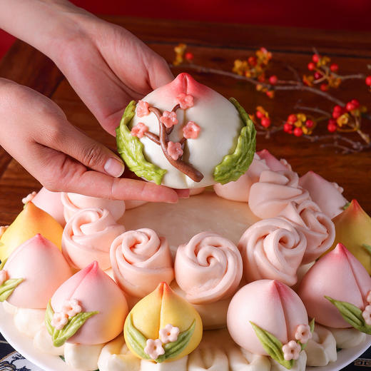 桃禧连连 花式祝寿寿桃 商品图2