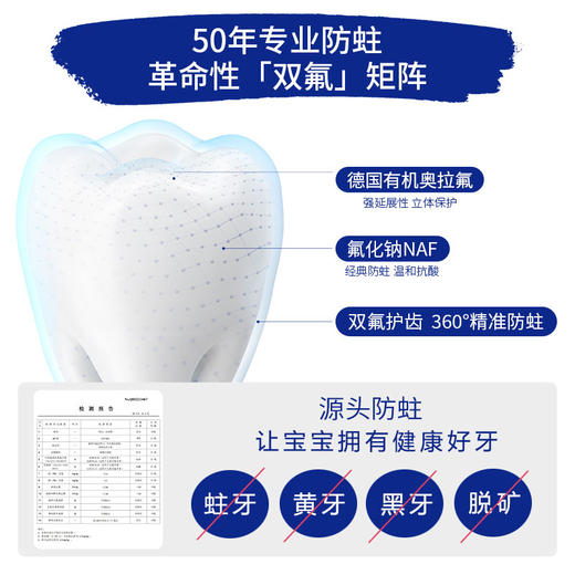 德国babyheart进口牙膏0-12岁含氟防蛀儿童牙膏 商品图4