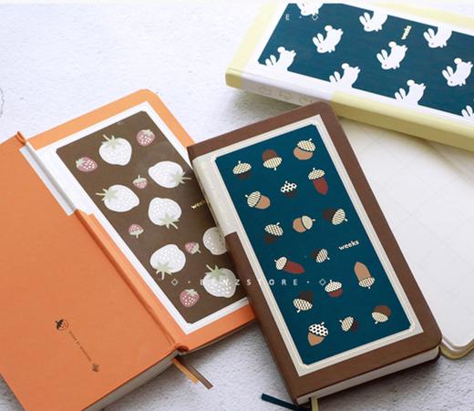 本子事多刺绣第八代weeks日程手帐本 商品图1