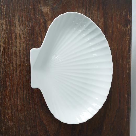  【苏州】日本White Elegent扇贝型陶瓷大餐盘 商品图3