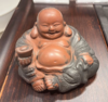 一物堂坭兴陶线雕主人杯品茗杯功夫茶杯风景白鹤梅心若兰般若波罗蜜多心经杯（约80ml）茶宠吉旺（红） 商品缩略图6
