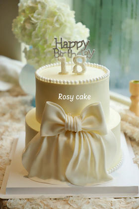 18岁双层蝴蝶结款