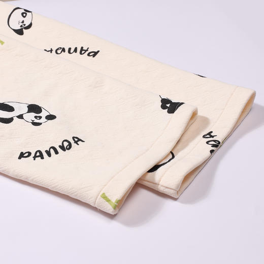 都市丽人睡衣快乐妈咪长袖家居服夹层厚女士半边绒套装LHT1R9 商品图7