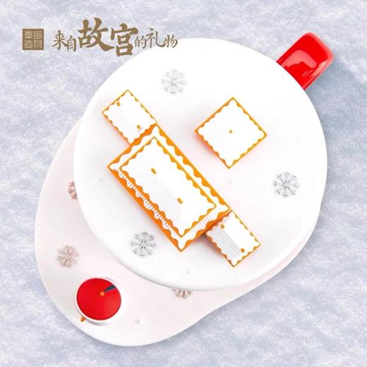 雪趣马克杯故宫雪景带盖带杯垫手提袋生日礼物 商品图1