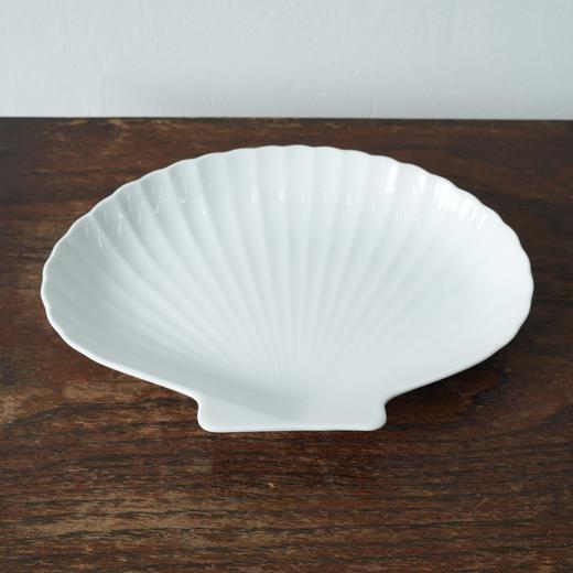  【苏州】日本White Elegent扇贝型陶瓷大餐盘 商品图0