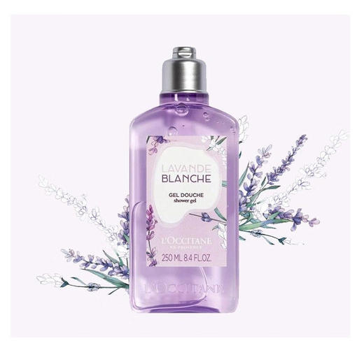 欧舒丹白色薰衣草香氛沐浴露250ml/117937 淡雅伪体香浴享松弛感 商品图0