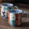美浓烧日式古伊万马克杯两杯套装美浓烧古伊万五杯茶具 陶瓷杯子情侣个性手绘创意家用大容量350ml 商品缩略图0
