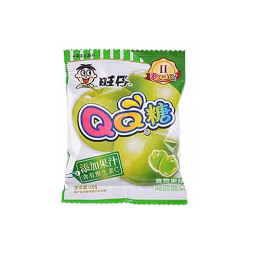 旺仔QQ糖苹果味添加果汁20g 商品图0