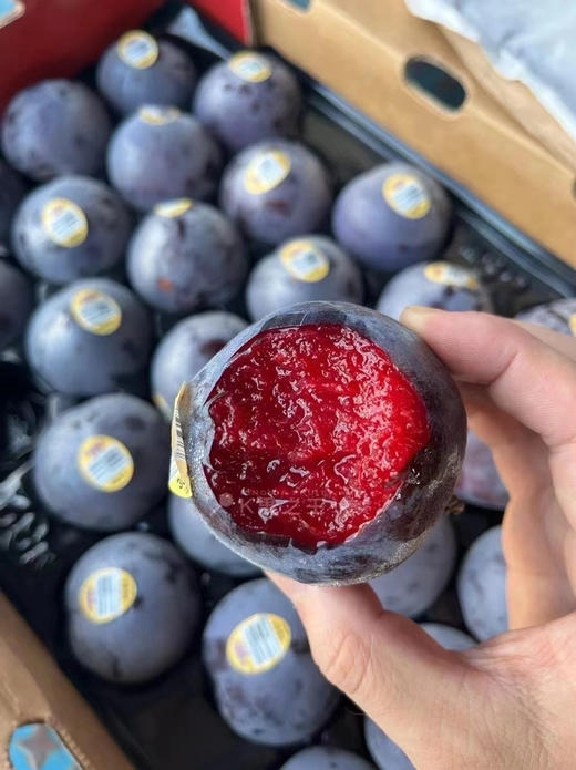 ‘夜玫瑰’恐龙蛋 ——果粉完整，稍软些爆汁，纯甜 商品图6