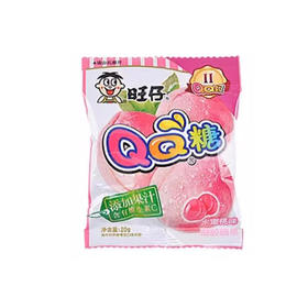 旺仔QQ糖果汁软糖水蜜桃添加果汁20g