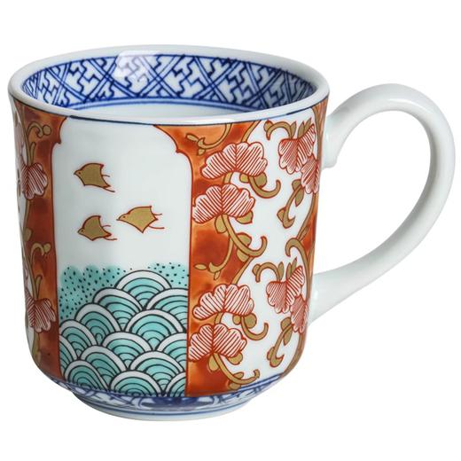 美浓烧日式古伊万马克杯两杯套装美浓烧古伊万五杯茶具 陶瓷杯子情侣个性手绘创意家用大容量350ml 商品图2