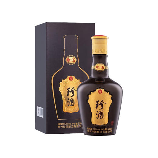 【2022年】 珍酒 珍十五  酱香型 53度 500ml 单瓶装 商品图0