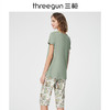 Threegun三枪 【舒肤棉】圆领短袖中裤女士家居套家居服-81708D911 商品缩略图3