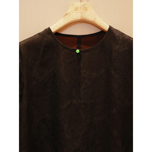 【线上专属】深V连衣裙Y（24707821-玄黑） 商品图1