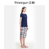 Threegun三枪 【舒肤棉】圆领短袖中裤女士家居套家居服-81708D911 商品缩略图8