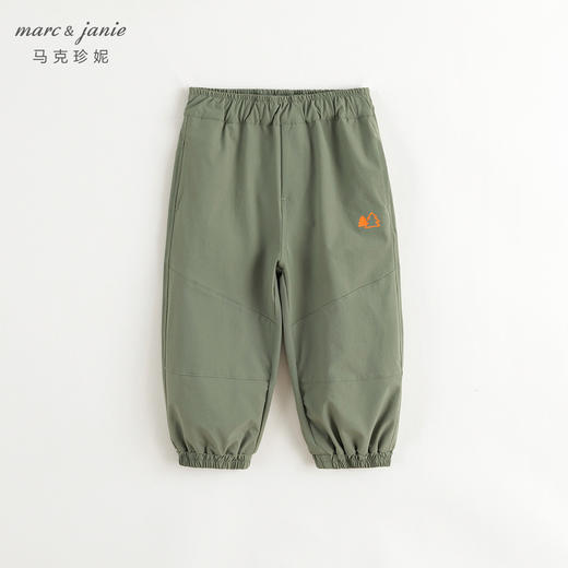 马克珍妮男女童山系户外百搭束脚裤 儿童休闲裤童装春秋款241523 商品图1