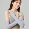 【清凉购特价129任选4个】多样屋防紫外线遮阳冰丝护手冰袖/轻烟灰 商品缩略图5