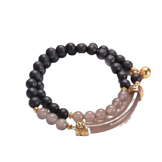 半城烟雨 新中式半镯手串 商品图3