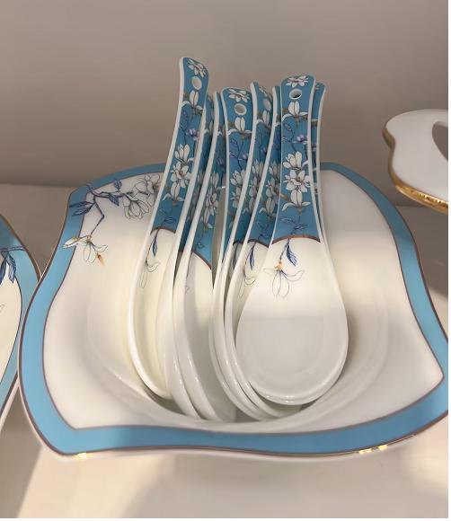 凡瑞斯水云间50头10人份骨瓷餐具 商品图8
