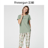 Threegun三枪 【舒肤棉】圆领短袖中裤女士家居套家居服-81708D911 商品缩略图2
