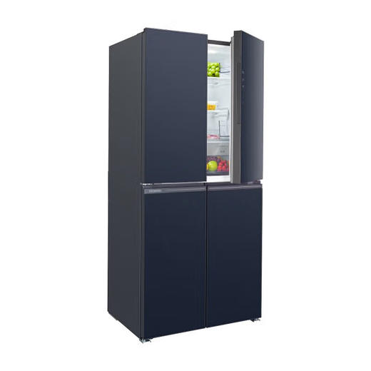 西门子冰箱（202709）十字对开门550升大容量一级能效变频铂金抗菌净味风冷无霜玻璃面板湖蕴蓝KC565683EC 商品图3