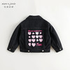 【商场同款】马克珍妮女童爱心印花软牛仔外套儿童夹克秋装241358 商品缩略图3