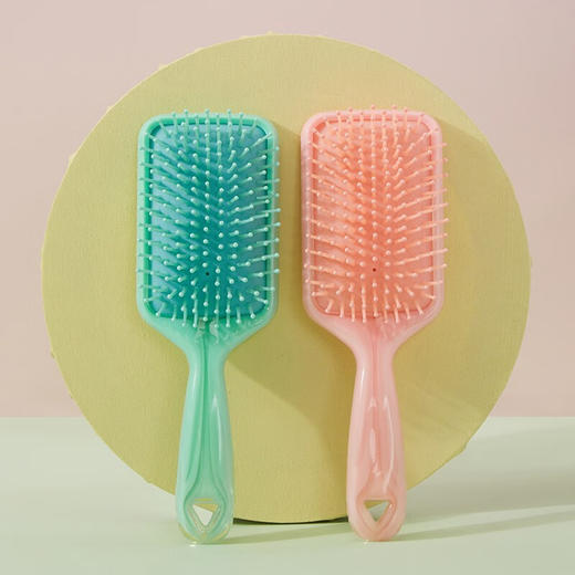 【多样屋专柜】多样屋气垫梳女士气囊卷发魔发梳/娇羞粉 商品图2