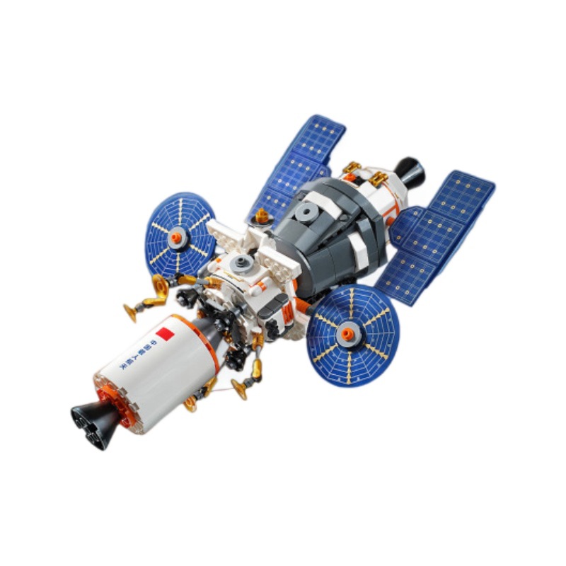 正版授权中国航天载人月球车模型登月计划中国航天飞船拼装玩具礼物