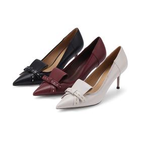 westory春秋新款时尚优雅单鞋优雅气质百搭细高跟单鞋女W24CE74591