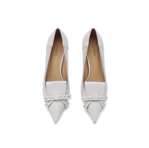 westory春秋新款时尚优雅单鞋优雅气质百搭细高跟单鞋女W24CE74591 商品图4