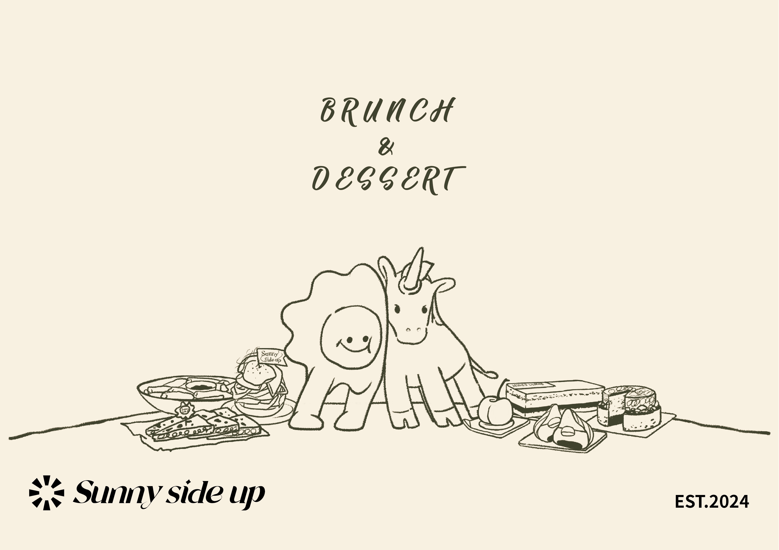 Sunny Brunch与独角兽甜品