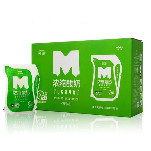 天润爱克林-浓缩酸奶180g*12袋 商品图2