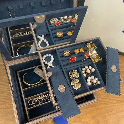 北京仓｜LE TANNEUR-MEDIUM-中号 珠宝盒（灰褐色）［法国设计师］ 商品图8