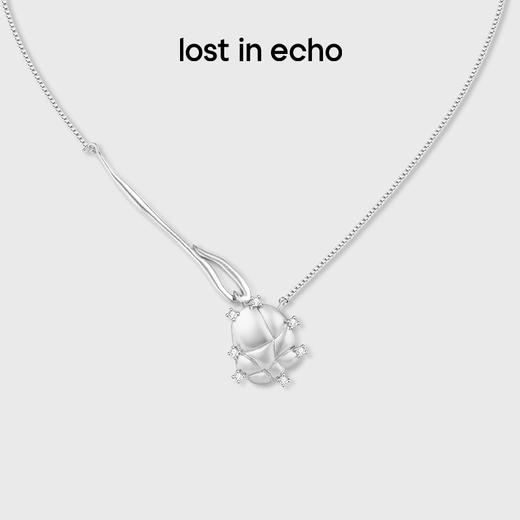 [福利价]lost in echo2024秋季新款膨胀枕头小众银色吊坠项链锁骨链女饰品 商品图0