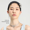 [福利价]lost in echo2024秋季新款膨胀枕头银色蝴蝶结流苏chocker项链女 商品缩略图2
